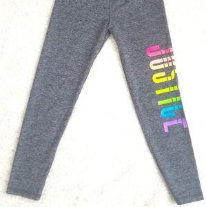Justice Girls Leggings Rainbow Logo 8